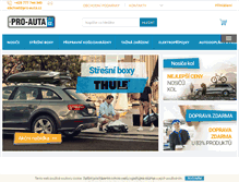 Tablet Screenshot of pro-auta.cz